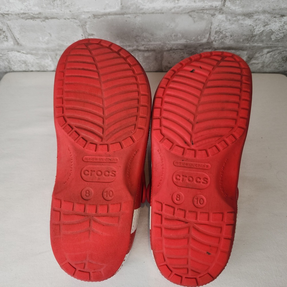 Crocs Clogs‎ Coca-Cola Classic Limited Edition Red White Casual Mens 8 Womens 10 - Picture 6 of 6